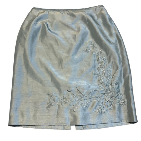 Jessica Howard NWT - Women’s 2pc Skirt/Blazer Set Beaded/Embroidered Sz. 14 - Picture 6 of 8